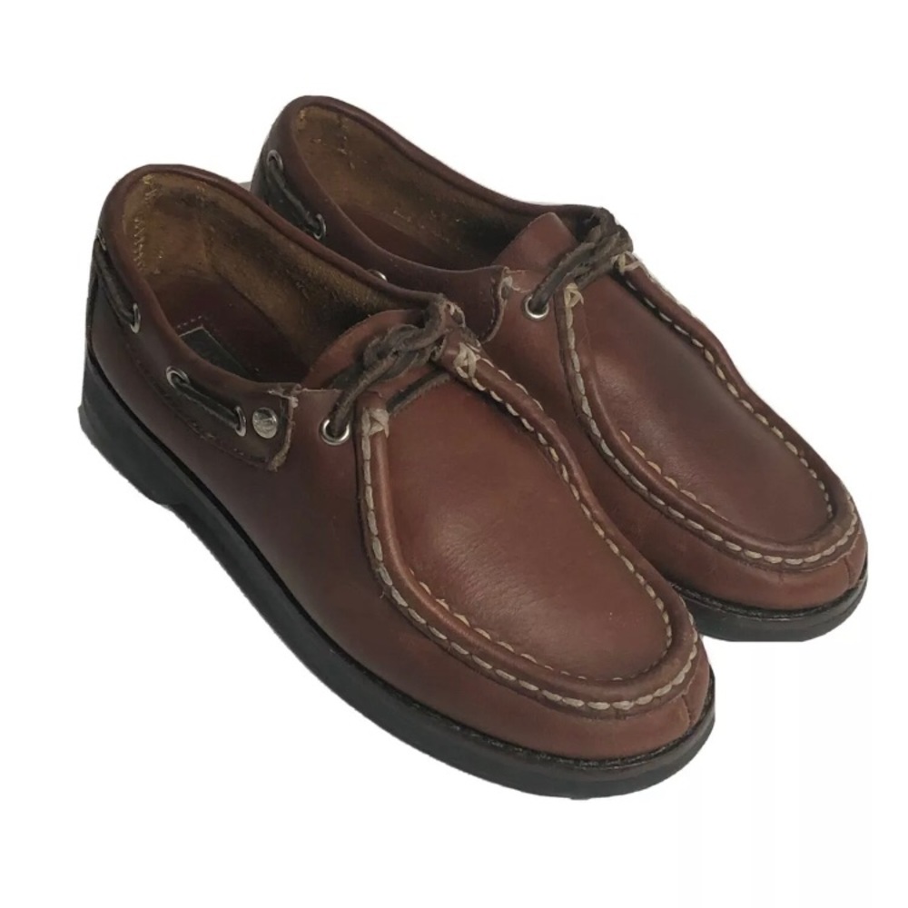 GH Bass Shoes Leather Boys  Size 5W (B)